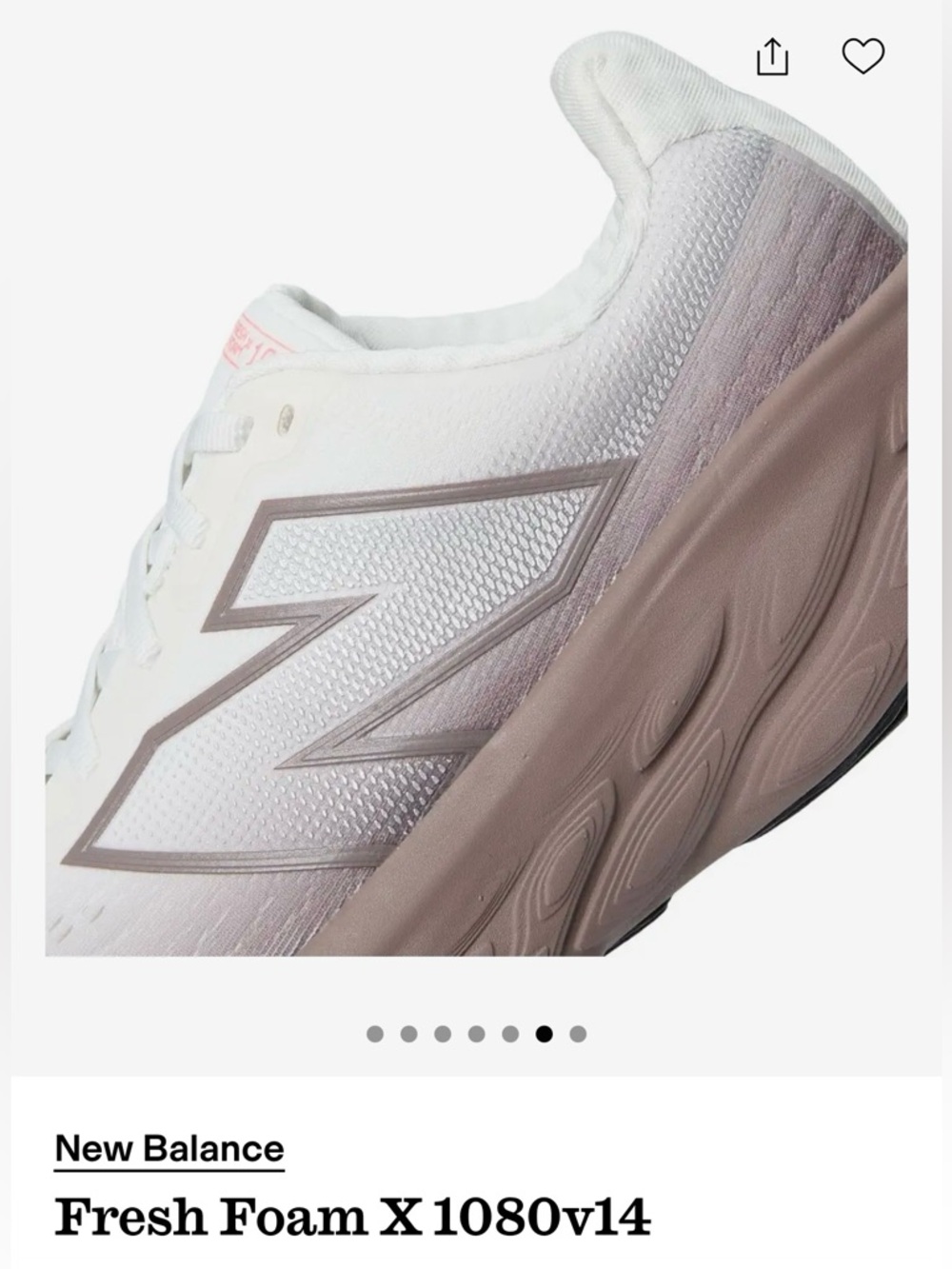 NEW New Balance Women's Fresh Foam X 1080v14 - Picture 13 of 13